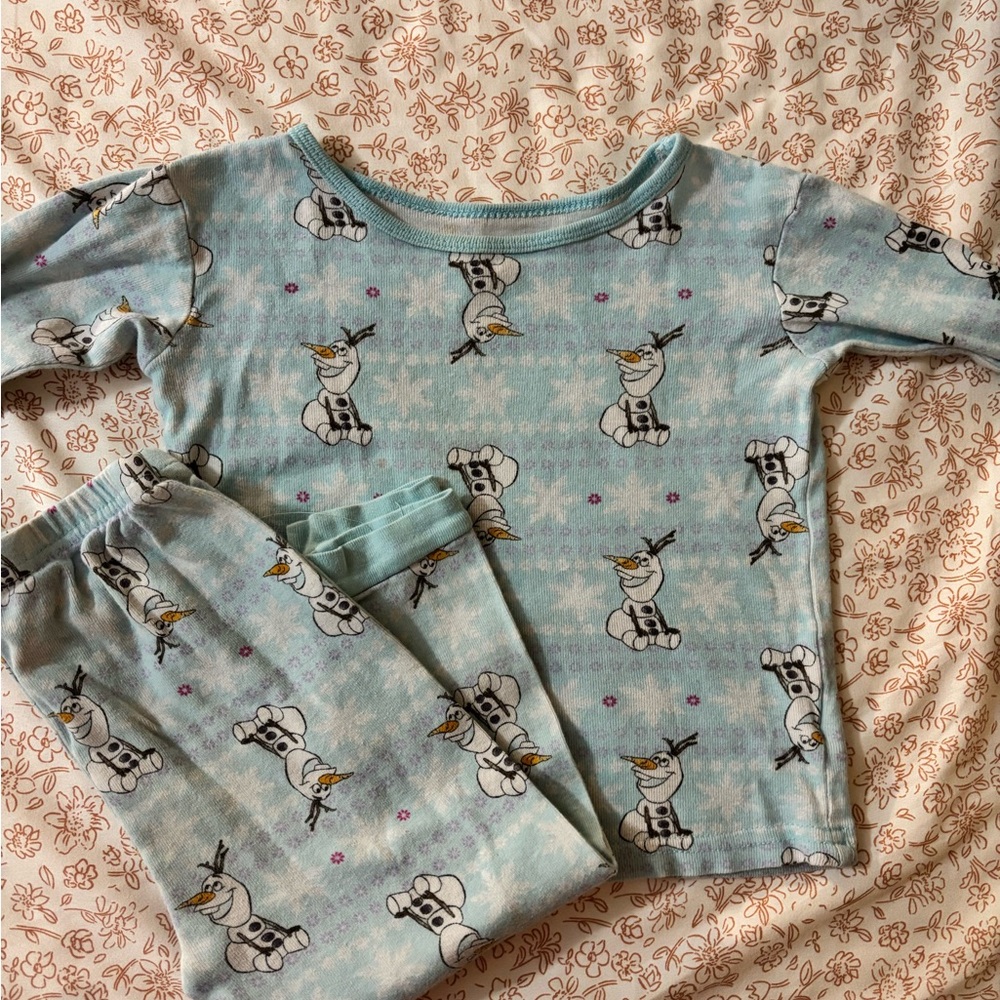 Disney Frozen Olaf Kids Pajamas - Blue